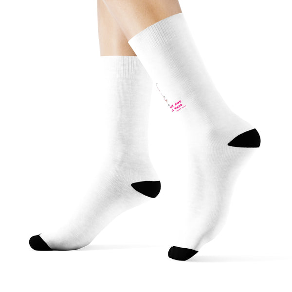 "Wonderfully Made" Down Syndrome Girl Crew Socks
