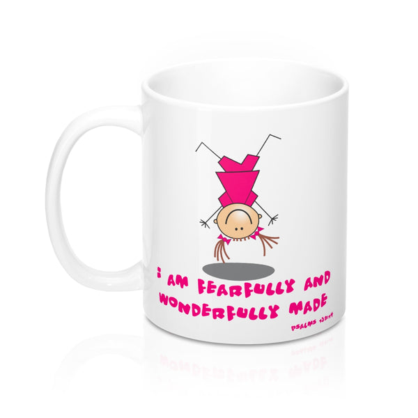 "Wonderfully Made" Girl Mug 11oz