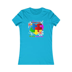 "I Love Someone with Autism" Women's Favorite Tee