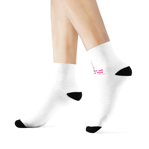 "Wonderfully Made" Down Syndrome Girl Crew Socks