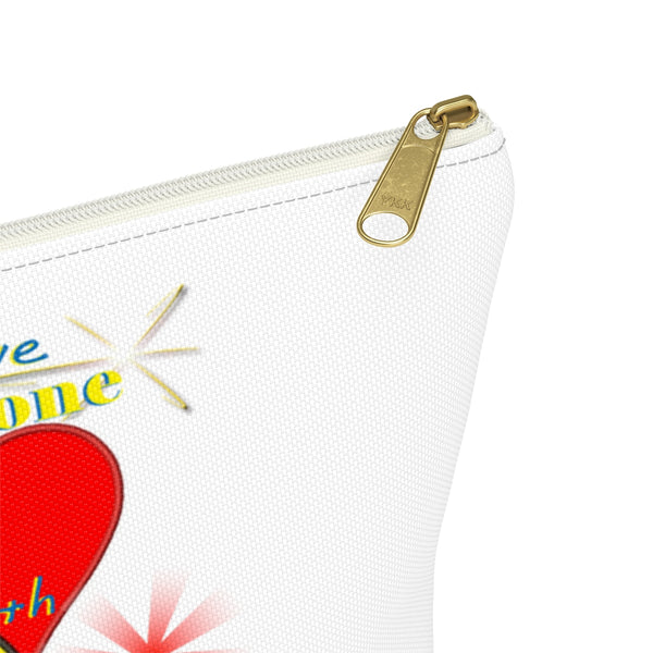"I Love Someone with Down Syndrome" Accessory Pouch w T-bottom